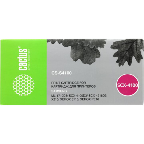 Картридж Cactus CS-S4100 для Samsung SCX-4100 Xerox X215/<wbr>3115/<wbr>PE16 Картридж Cactus CS-S4100 для Samsung SCX-4100 Xerox X215/<wbr>3115/<wbr>PE16