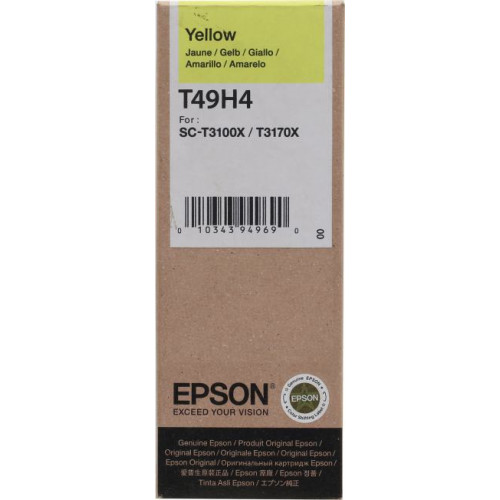 Чернила Epson T49H4 Yellow для SC-T3100x/<wbr>T3170x Чернила Epson T49H4 Yellow для SC-T3100x/<wbr>T3170x