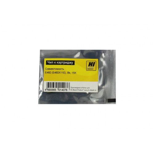 Чип Hi-Black к картриджу Lexmark E460 (E460X11E), Bk, 15K Чип Hi-Black к картриджу Lexmark E460 (E460X11E), Bk, 15K