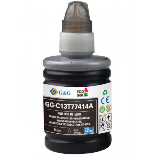 Чернила G&G GG-C13T77414A Black (70мл) для EPS M100/<wbr>105/<wbr>200/<wbr>205 Чернила G&G GG-C13T77414A Black (70мл) для EPS M100/<wbr>105/<wbr>200/<wbr>205