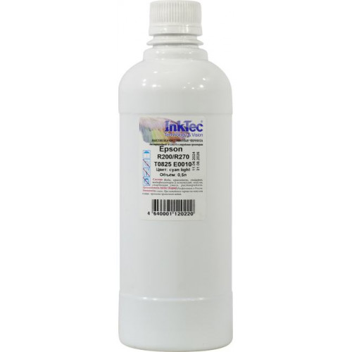 Чернила InkTec (E0010) для Epson R200/<wbr>R270 (T0825), CL, 0,5 л. Чернила InkTec (E0010) для Epson R200/<wbr>R270 (T0825), CL, 0,5 л.