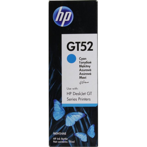 Чернильница HP GT52 M0H54AE/<wbr>M0H54AA Cyan для HP Deskjet GT Чернильница HP GT52 M0H54AE/<wbr>M0H54AA Cyan для HP Deskjet GT