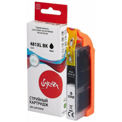 SI2047C001 Sakura 2047C001 (481XL BK) для Canon PIXMA TS6140/<wbr>TR8540/<wbr>TS8140/<wbr>TS9140, черный, 12 мл., 6360 к. SI2047C001 Sakura 2047C001 (481XL BK) для Canon PIXMA TS6140/<wbr>TR8540/<wbr>TS8140/<wbr>TS9140, черный, 12 мл., 6360 к.