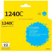 IC-B1240C Картридж T2 для Brother DCP-J525W/<wbr>MFC-J430W/<wbr>J825DW/<wbr>J5910DW/<wbr>J6510DW/<wbr>J6910DW (600 стр.), голубой