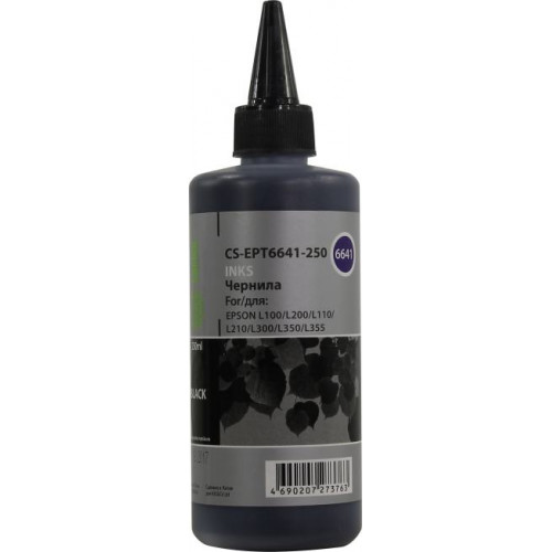 Чернила Cactus CS-EPT6641-250 Black для Epson L-series Чернила Cactus CS-EPT6641-250 Black для Epson L-series