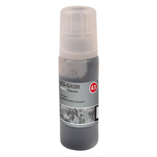 Чернила Cactus CS-GI43BK черный60мл для Canon Pixma G640/<wbr>540 Чернила Cactus CS-GI43BK черный60мл для Canon Pixma G640/<wbr>540