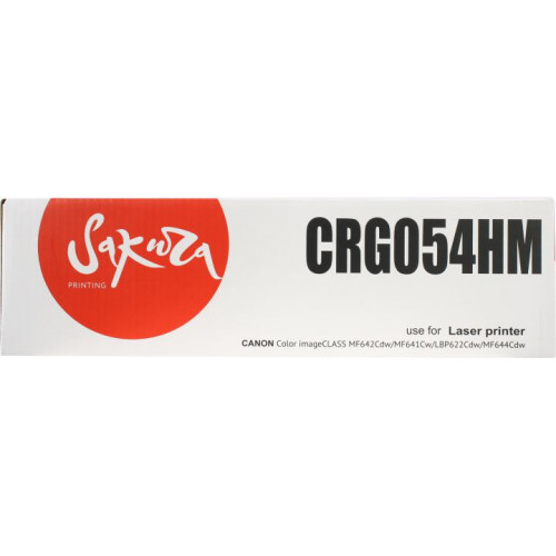 SACRG054HM Картридж SAKURA CRG054HM для Canon i-SENSYS LBP 621Cw/<wbr> 623Cdw, MF 641Cw/<wbr> 643Cdw/<wbr> 645Cx, пурпурный, 2300 к. SACRG054HM Картридж SAKURA CRG054HM для Canon i-SENSYS LBP 621Cw/<wbr> 623Cdw, MF 641Cw/<wbr> 643Cdw/<wbr> 645Cx, пурпурный, 2300 к.