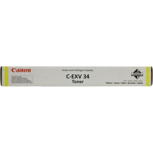Тонер-картридж Canon C-EXV34 Yellow для iR C2020/<wbr>2025/<wbr>2030/<wbr>2220/<wbr>2225/<wbr>2230 Тонер-картридж Canon C-EXV34 Yellow для iR C2020/<wbr>2025/<wbr>2030/<wbr>2220/<wbr>2225/<wbr>2230