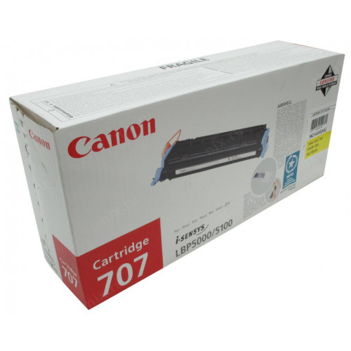 Картридж Canon 707 Yellow для LBP-5000 Картридж Canon 707 Yellow для LBP-5000