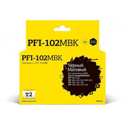 IC-CPFI-102MBK Картридж T2 для Canon imagePROGRAF iPF-500/<wbr>510/<wbr>600/<wbr>605/<wbr>610/<wbr>650/<wbr>655/<wbr>700/<wbr>710/<wbr>720/<wbr>750/<wbr>755/<wbr>760/<wbr>765, матовый IC-CPFI-102MBK Картридж T2 для Canon imagePROGRAF iPF-500/<wbr>510/<wbr>600/<wbr>605/<wbr>610/<wbr>650/<wbr>655/<wbr>700/<wbr>710/<wbr>720/<wbr>750/<wbr>755/<wbr>760/<wbr>765, матовый