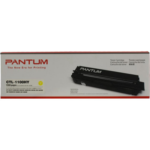 PANTUM CTL-1100HY Картридж Pantum CTL-1100HY для CP1100, CM1100. Жёлтый. 1500 страниц. PANTUM CTL-1100HY Картридж Pantum CTL-1100HY для CP1100, CM1100. Жёлтый. 1500 страниц.