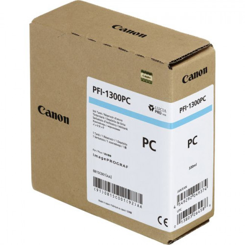 Canon 0815C001 PFI-1300 Photo Cyan Canon 0815C001 PFI-1300 Photo Cyan