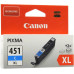 Чернильница Canon CLI-451C XL Cyan для PIXMA iP7240, MG5440/<wbr>6340 Чернильница Canon CLI-451C XL Cyan для PIXMA iP7240, MG5440/<wbr>6340