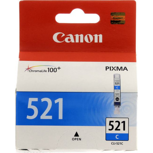 Чернильница Canon CLI-521C Cyan для PIXMA IP3600/<wbr>4600, MP540/<wbr>620/<wbr>630/<wbr>980 Чернильница Canon CLI-521C Cyan для PIXMA IP3600/<wbr>4600, MP540/<wbr>620/<wbr>630/<wbr>980