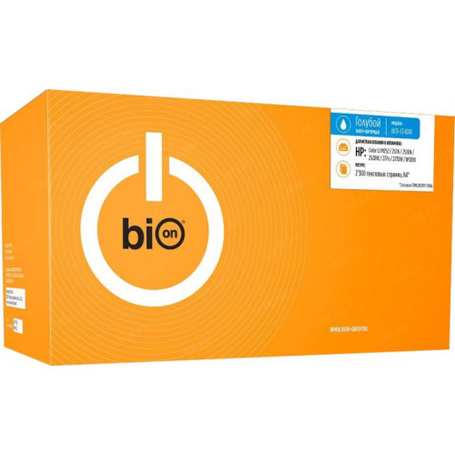 Bion CF401X Картридж HB-CF400X для HP CLJ M252/<wbr>252N/<wbr>252DN/<wbr>252DW/<wbr>277n/<wbr>277DW, №201X (2'300 стр.) Голубой Bion CF401X Картридж HB-CF400X для HP CLJ M252/<wbr>252N/<wbr>252DN/<wbr>252DW/<wbr>277n/<wbr>277DW, №201X (2'300 стр.) Голубой