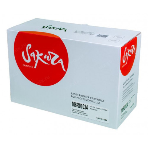 SA106R01034 Картридж SAKURA 106R01034 для Xerox P3420/<wbr>3425, черный 10000 к. SA106R01034 Картридж SAKURA 106R01034 для Xerox P3420/<wbr>3425, черный 10000 к.