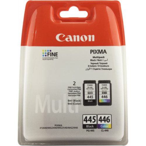 Чернильница Canon Multipack PG-445+CL-446 Black&Color для PIXMAMG2440/<wbr>2540 Чернильница Canon Multipack PG-445+CL-446 Black&Color для PIXMAMG2440/<wbr>2540