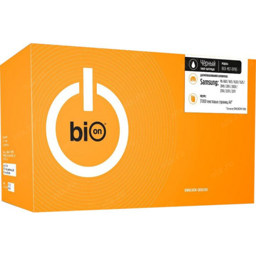 Bion MLT-D119S Картридж для Samsung ML-1610/<wbr>1615/<wbr>1620/<wbr>1625/<wbr>2010/<wbr>2015/<wbr>2020/<wbr>2510/<wbr>2570/<wbr>2571 (3'000 стр.) Чёрный Bion MLT-D119S Картридж для Samsung ML-1610/<wbr>1615/<wbr>1620/<wbr>1625/<wbr>2010/<wbr>2015/<wbr>2020/<wbr>2510/<wbr>2570/<wbr>2571 (3'000 стр.) Чёрный