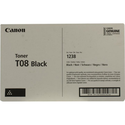 Canon 3010C006 Toner T08 Black Canon 3010C006 Toner T08 Black