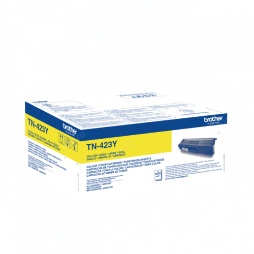 Brother TN423Y Тонер Brother Тонер-картридж TN-423Y желтый (4000 стр.) для HL-L8260CDW, HL-L8360CDW, DCP-L8410CDW Brother TN423Y Тонер Brother Тонер-картридж TN-423Y желтый (4000 стр.) для HL-L8260CDW, HL-L8360CDW, DCP-L8410CDW