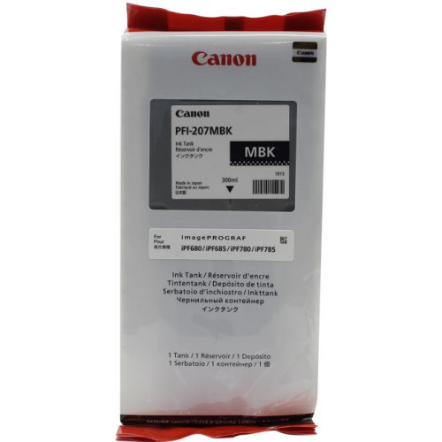 Чернильница Canon PFI-207MBK Matte Black для iFB-680/<wbr>685/<wbr>780/<wbr>785 Чернильница Canon PFI-207MBK Matte Black для iFB-680/<wbr>685/<wbr>780/<wbr>785