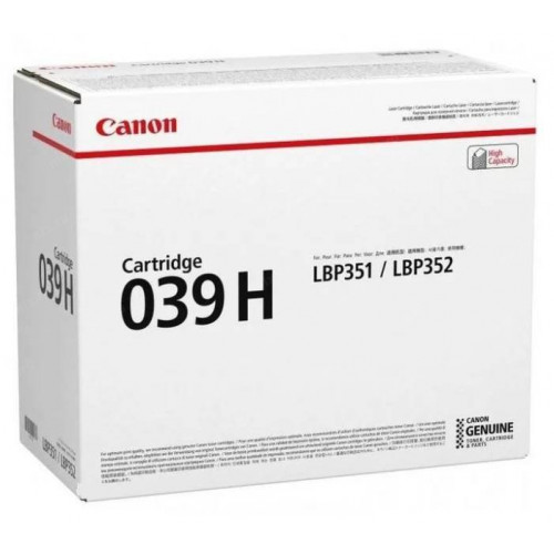 Тонер-картридж Canon 039H Black для LBP351/<wbr>352 Тонер-картридж Canon 039H Black для LBP351/<wbr>352