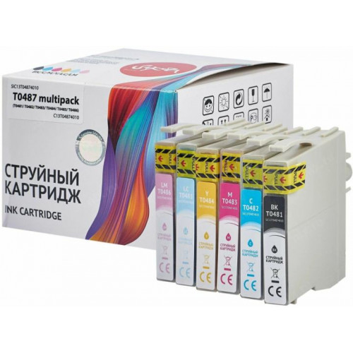 SIC13T04874010 Sakura C13T04874010 (T0487) для Epson Stylus Photo мультипак, 16 мл., 460 к. SIC13T04874010 Sakura C13T04874010 (T0487) для Epson Stylus Photo мультипак, 16 мл., 460 к.