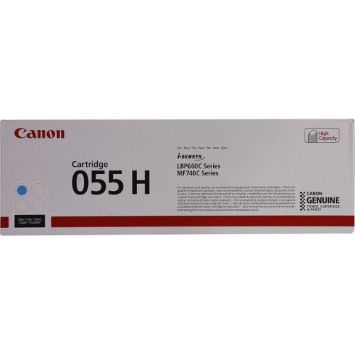 Картридж Canon 055H Cyan для LBP-660C/<wbr>MF740C серии Картридж Canon 055H Cyan для LBP-660C/<wbr>MF740C серии