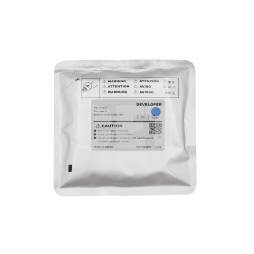 CET171030 Девелопер для KONICA MINOLTA Bizhub C250i/<wbr>300i/<wbr>360i (CET) Cyan, 210г, 1000000 стр., CET171030 CET171030 Девелопер для KONICA MINOLTA Bizhub C250i/<wbr>300i/<wbr>360i (CET) Cyan, 210г, 1000000 стр., CET171030