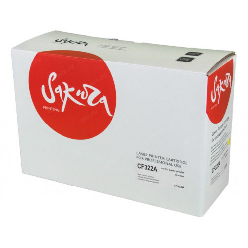 SACF322A Картридж SAKURA CF322A для HP Color LaserJet Enterprise M680dn, M680f, M680z, желтый, 16 500 к. SACF322A Картридж SAKURA CF322A для HP Color LaserJet Enterprise M680dn, M680f, M680z, желтый, 16 500 к.
