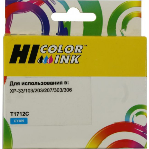Чернильница Hi-Black T1712C Cyan для Epson XP-33/<wbr>103/<wbr>203/<wbr>207/<wbr>303/<wbr>306 Чернильница Hi-Black T1712C Cyan для Epson XP-33/<wbr>103/<wbr>203/<wbr>207/<wbr>303/<wbr>306
