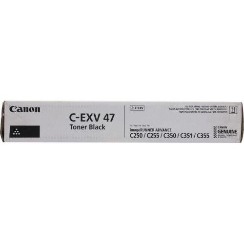 Тонер-картридж Canon C-EXV47 Black для iR-ADV C250/<wbr>C255/<wbr>C350/<wbr>C351/<wbr>C355 Тонер-картридж Canon C-EXV47 Black для iR-ADV C250/<wbr>C255/<wbr>C350/<wbr>C351/<wbr>C355