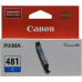 Чернильница Canon CLI-481C Cyan для Pixma TR7540/<wbr>TR8540/<wbr>TS6140/<wbr>TS8140/<wbr>TS9140 Чернильница Canon CLI-481C Cyan для Pixma TR7540/<wbr>TR8540/<wbr>TS6140/<wbr>TS8140/<wbr>TS9140