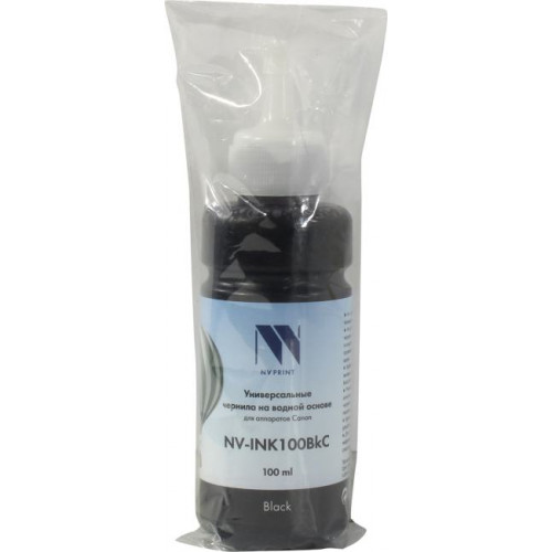 Чернила NV-Print NV-INK100BkC Black для Canon (100мл) Чернила NV-Print NV-INK100BkC Black для Canon (100мл)
