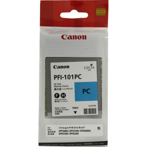 Чернильница Canon PFI-101PC Photo Cyan для iPF5000/<wbr>5100/<wbr>6000S/<wbr>6100/<wbr>6200 Чернильница Canon PFI-101PC Photo Cyan для iPF5000/<wbr>5100/<wbr>6000S/<wbr>6100/<wbr>6200
