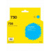 IC-HP2V68A Картридж T2 №730 для HP DesignJet T1600/<wbr>T1700/<wbr>T2600 (300мл.) голубой, с чипом
