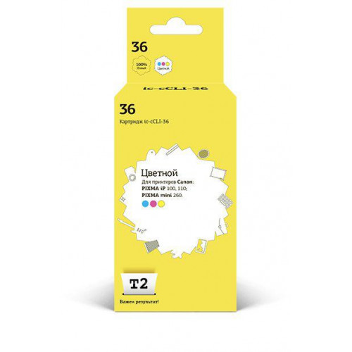 IC-CCLI-36 Картридж T2 для Canon PIXMA iP100/<wbr>110/<wbr>TR150/<wbr>mini 260, цветной, с чипом IC-CCLI-36 Картридж T2 для Canon PIXMA iP100/<wbr>110/<wbr>TR150/<wbr>mini 260, цветной, с чипом