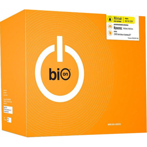 Bion TK-5230Y Тонер-картридж для Kyocera P5021cdn/<wbr>M5521cdn (2'600 стр.) Желтый Bion TK-5230Y Тонер-картридж для Kyocera P5021cdn/<wbr>M5521cdn (2'600 стр.) Желтый