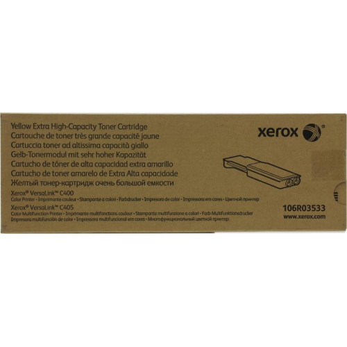 Тонер-картридж XEROX 106R03533 Yellow для VersaLink C400/<wbr>C405 Тонер-картридж XEROX 106R03533 Yellow для VersaLink C400/<wbr>C405