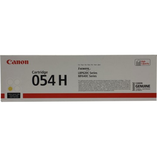 Картридж Canon 054H Yellow для LBP-620C/<wbr>MF640C серии Картридж Canon 054H Yellow для LBP-620C/<wbr>MF640C серии