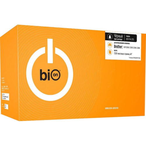 Bion Тонер-картридж TN-2335 для Brother DCP L2500/<wbr>L2520/<wbr>L2540/<wbr>L2560 (1'200 стр.) Черный Bion Тонер-картридж TN-2335 для Brother DCP L2500/<wbr>L2520/<wbr>L2540/<wbr>L2560 (1'200 стр.) Черный