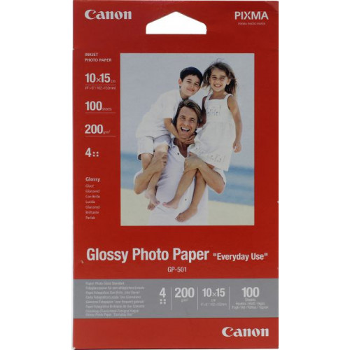 Canon A6 бумага Glossy Photo Paper GP-501 <0775B003>(100 листов, 10x15см, глянцевая, 170 г/<wbr>м2) Canon A6 бумага Glossy Photo Paper GP-501 <0775B003>(100 листов, 10x15см, глянцевая, 170 г/<wbr>м2)