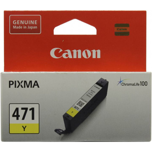 Чернильница Canon CLI-471Y Yellow для PIXMA MG5740/<wbr>6840/<wbr>7740 Чернильница Canon CLI-471Y Yellow для PIXMA MG5740/<wbr>6840/<wbr>7740