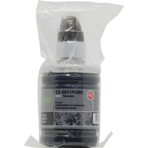 Чернила Cactus CS-GI41PGBK Pigment Black для Canon PIXMA G1420/<wbr>2420/<wbr>2460/<wbr>3420/<wbr>3460 140 мл Чернила Cactus CS-GI41PGBK Pigment Black для Canon PIXMA G1420/<wbr>2420/<wbr>2460/<wbr>3420/<wbr>3460 140 мл