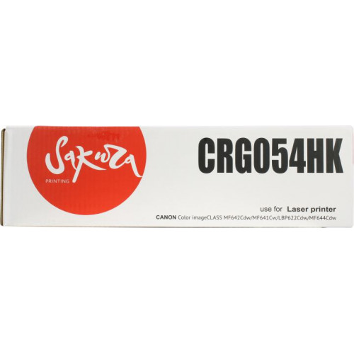 SACRG054HK Картридж SAKURA CRG054HK для Canon i-SENSYS LBP 621Cw/<wbr> 623Cdw, MF 641Cw/<wbr> 643Cdw/<wbr> 645Cx, черный, 3100 к. SACRG054HK Картридж SAKURA CRG054HK для Canon i-SENSYS LBP 621Cw/<wbr> 623Cdw, MF 641Cw/<wbr> 643Cdw/<wbr> 645Cx, черный, 3100 к.