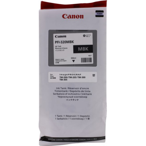 Чернильница Canon PFI-320MBK Matte Black для TM-200/<wbr>205/<wbr>300/<wbr>305 Чернильница Canon PFI-320MBK Matte Black для TM-200/<wbr>205/<wbr>300/<wbr>305