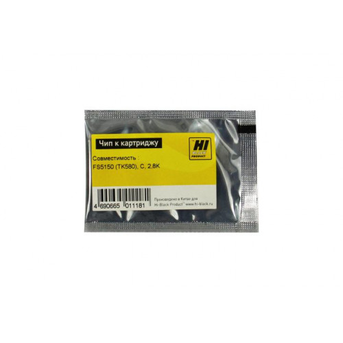 Чип Hi-Black к картриджу Kyocera FS-5150 (TK-580), C, 2,8K Чип Hi-Black к картриджу Kyocera FS-5150 (TK-580), C, 2,8K