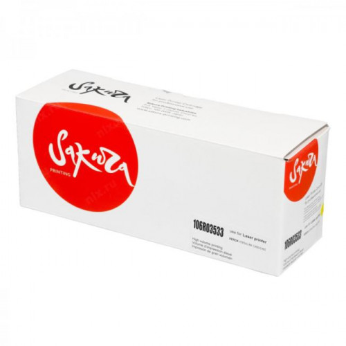 SA106R03533 Картридж SAKURA 106R03533 для Xerox Phaser VersaLink C400/<wbr> C405, желтый, 8 000 к. SA106R03533 Картридж SAKURA 106R03533 для Xerox Phaser VersaLink C400/<wbr> C405, желтый, 8 000 к.