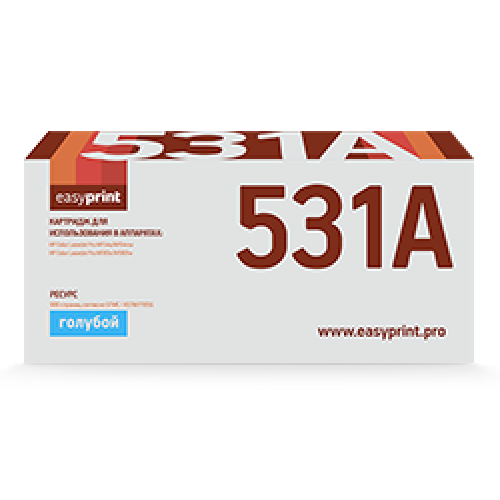 CF531A Картридж EasyPrint LH-CF531A для HP Color LaserJet Pro M154a/<wbr>M154nw/<wbr>M180n/<wbr>M180fw (900 стр.) голубой, с чипом CF531A Картридж EasyPrint LH-CF531A для HP Color LaserJet Pro M154a/<wbr>M154nw/<wbr>M180n/<wbr>M180fw (900 стр.) голубой, с чипом