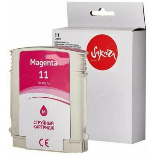 SIC4837A Sakura C4837A (№11 Magenta) для HP Business Inkjet SIC4837A Sakura C4837A (№11 Magenta) для HP Business Inkjet
